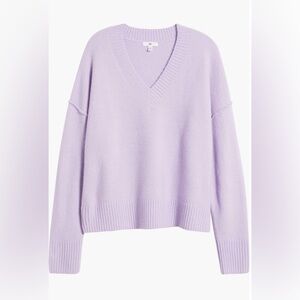 B.P. Oversized Cozy V-neck Sweater